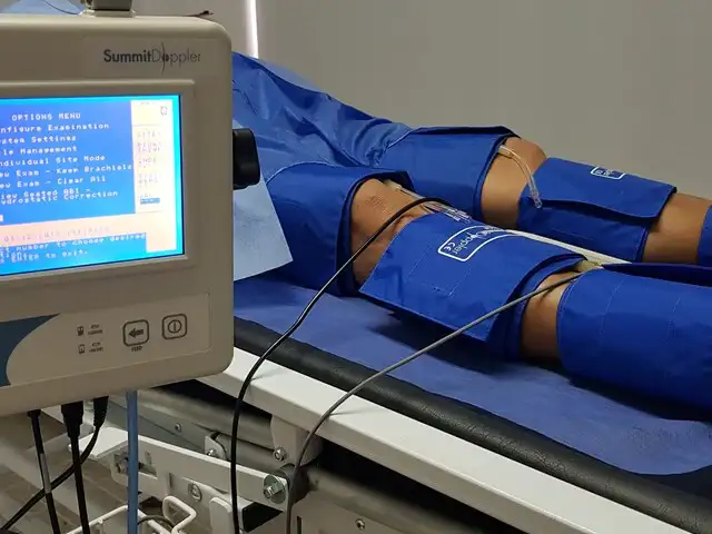 Equipo pletismografia y medición de presiones segmentarias FrancoVascular